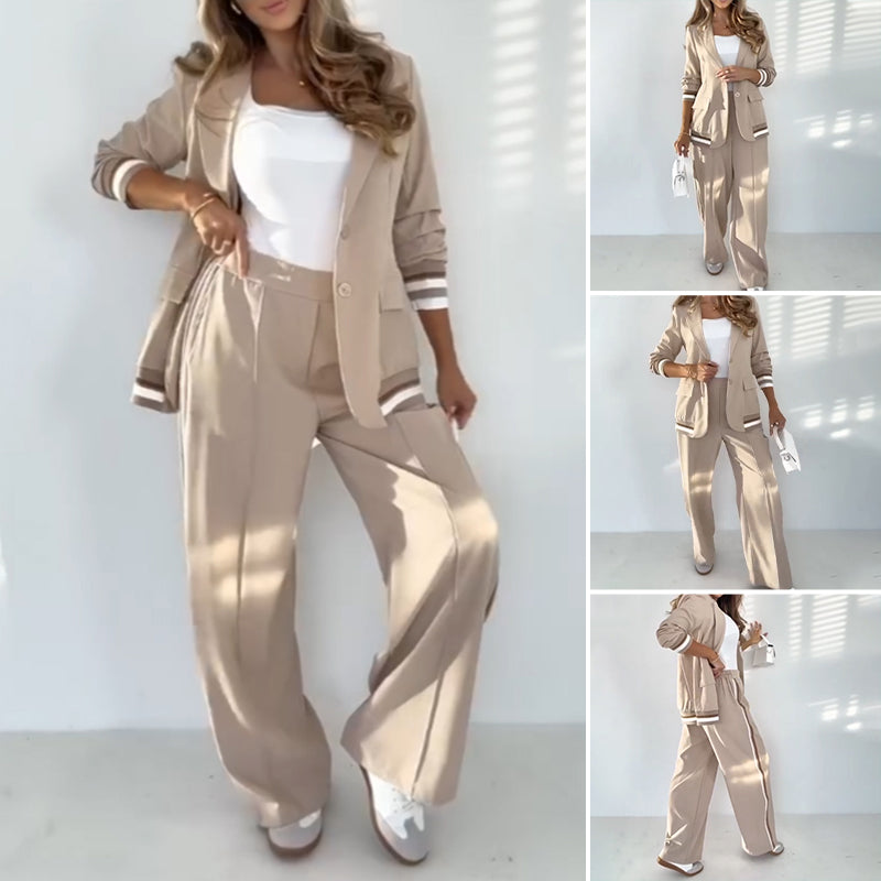💖 Women's Casual Beige 2-Piece Set