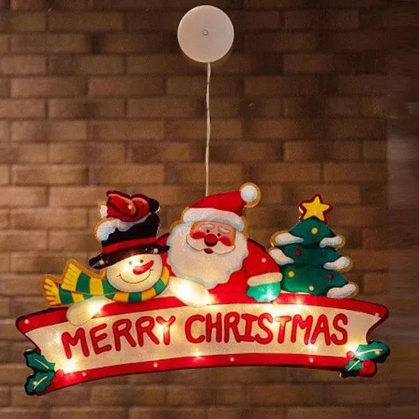 ⛄Christmas pre-sale🎄2024 Christmas Window Hanging Lights💡