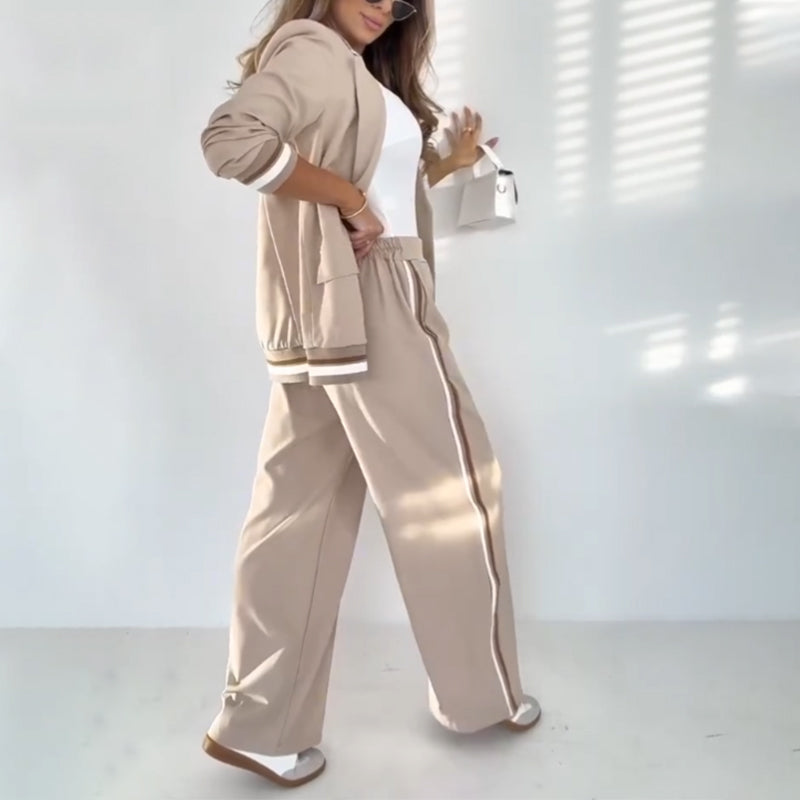 💖 Women's Casual Beige 2-Piece Set