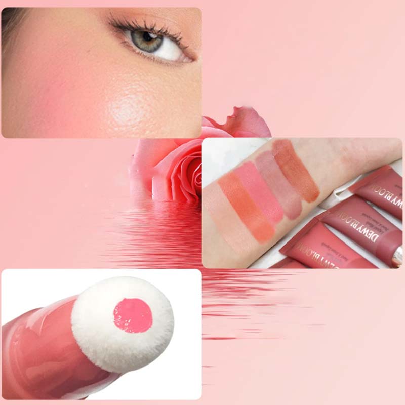 Liquid Blush for Cheek with Cushion Applicator
