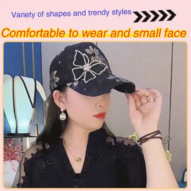 🔥Hot Sale 49% Off🔥Mesh Diamond Butterfly Baseball Cap-(Great Sale⛄BUY 2 Get 10% OFF+Free Shipping)