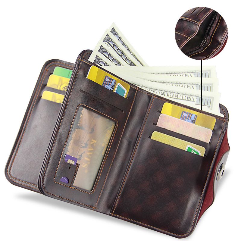 Large-capacity Tri-fold Men’s Wallet -(Great Sale⛄BUY 2 Get 10% OFF )