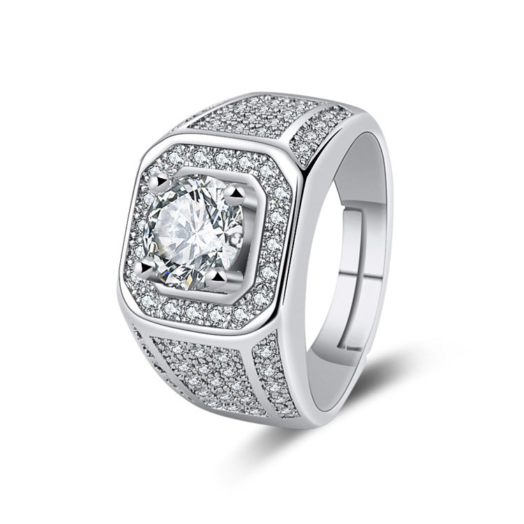Classic Men's Ring -Adjustable ring size💥(Buy 1 Ring Pick 2nd Ring for Free!)💥