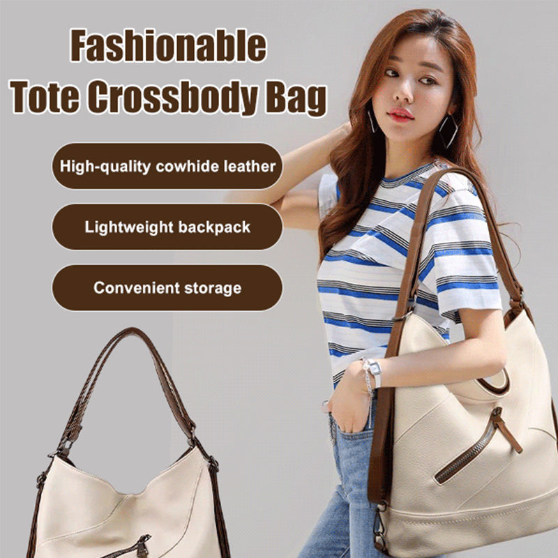 Large Capacity PU Leather Bucket Bag