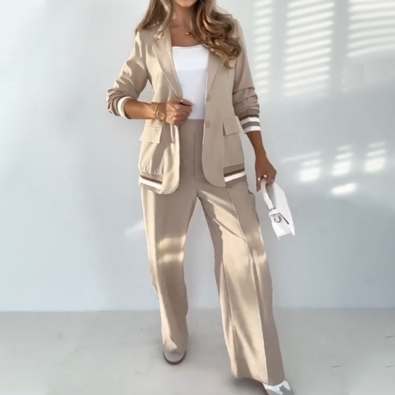 💖 Women's Casual Beige 2-Piece Set