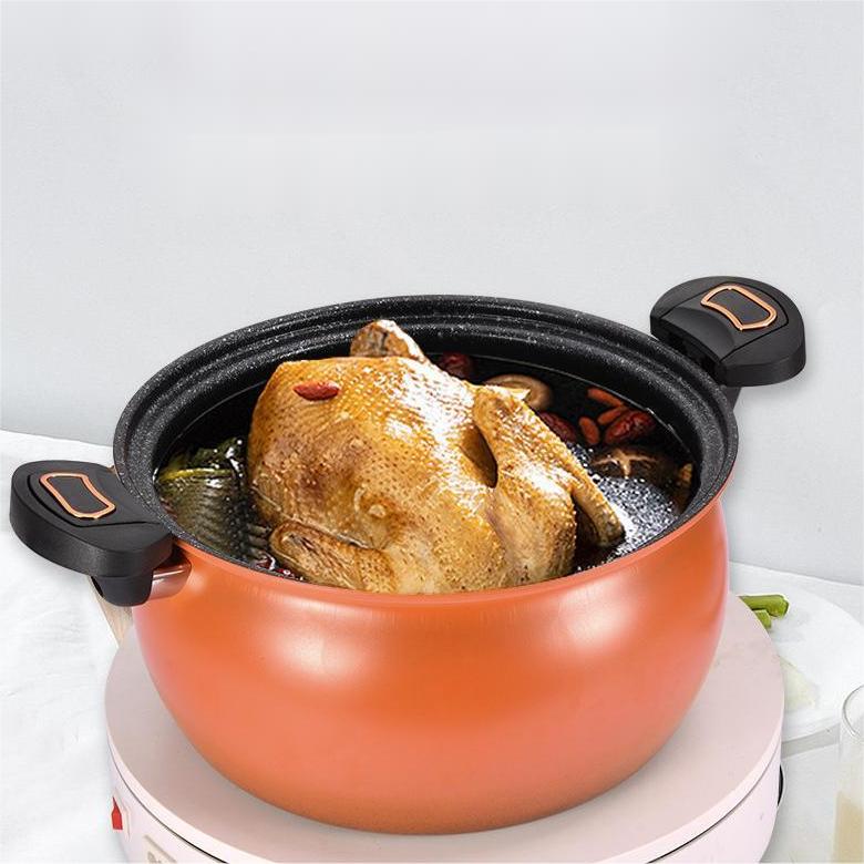 💯2025 HOT SALE 🔥Large Capacity McRib Stone Micro-Pressure Cooker