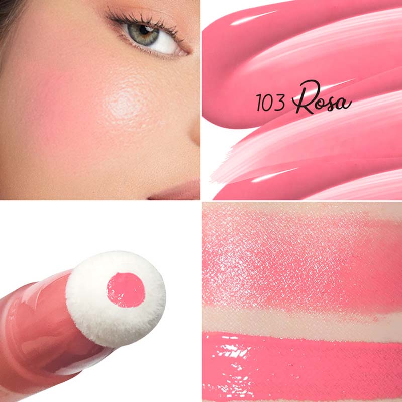 Liquid Blush for Cheek with Cushion Applicator