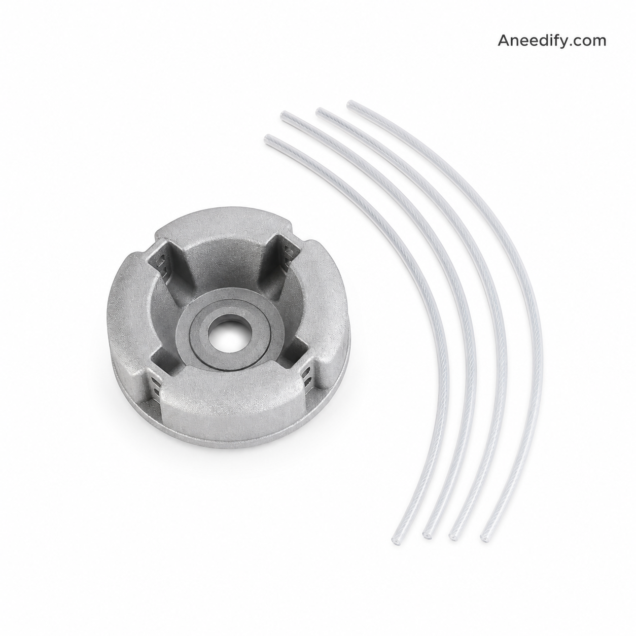 โ๏ธ๐ฟ Aluminum Trimmer Head โ 4-Line Cutting & Universal Fit โ Heavy-Duty & Easy Line Replacement ๐ก