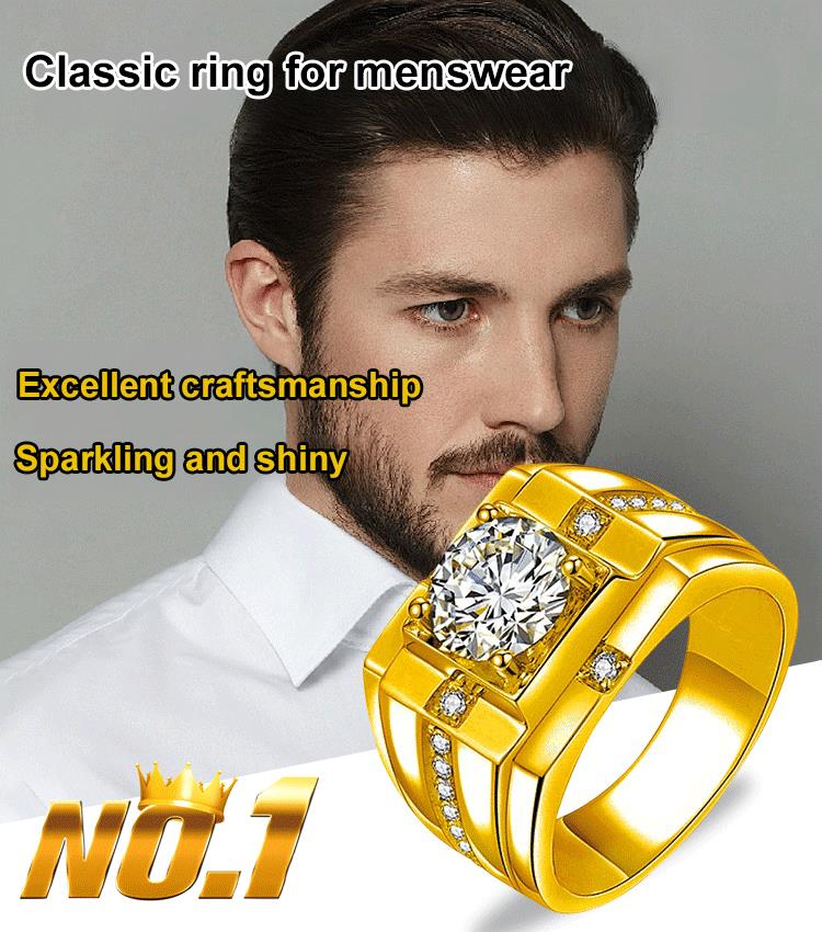 Classic Men's Ring -Adjustable ring size💥(Buy 1 Ring Pick 2nd Ring for Free!)💥