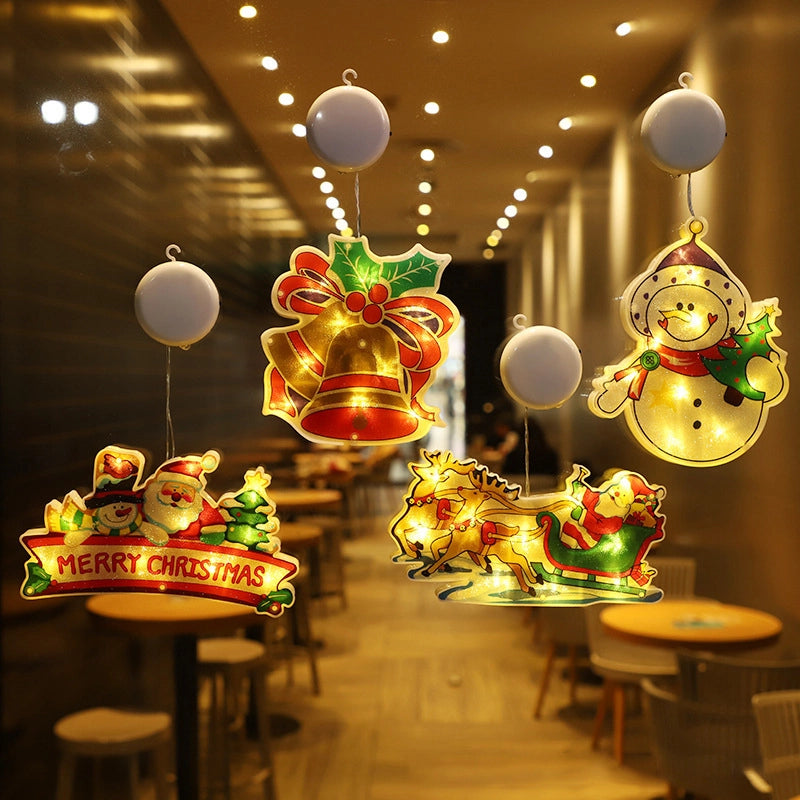 ⛄Christmas pre-sale🎄2024 Christmas Window Hanging Lights💡