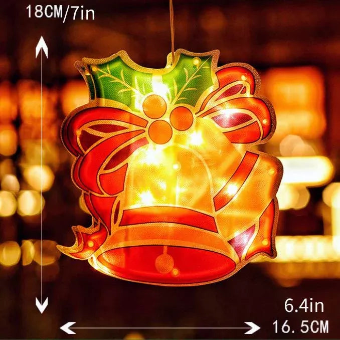 ⛄Christmas pre-sale🎄2024 Christmas Window Hanging Lights💡