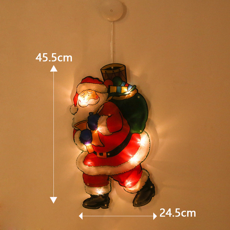 ⛄Christmas pre-sale🎄2024 Christmas Window Hanging Lights💡