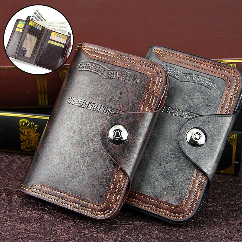 Large-capacity Tri-fold Men’s Wallet -(Great Sale⛄BUY 2 Get 10% OFF )