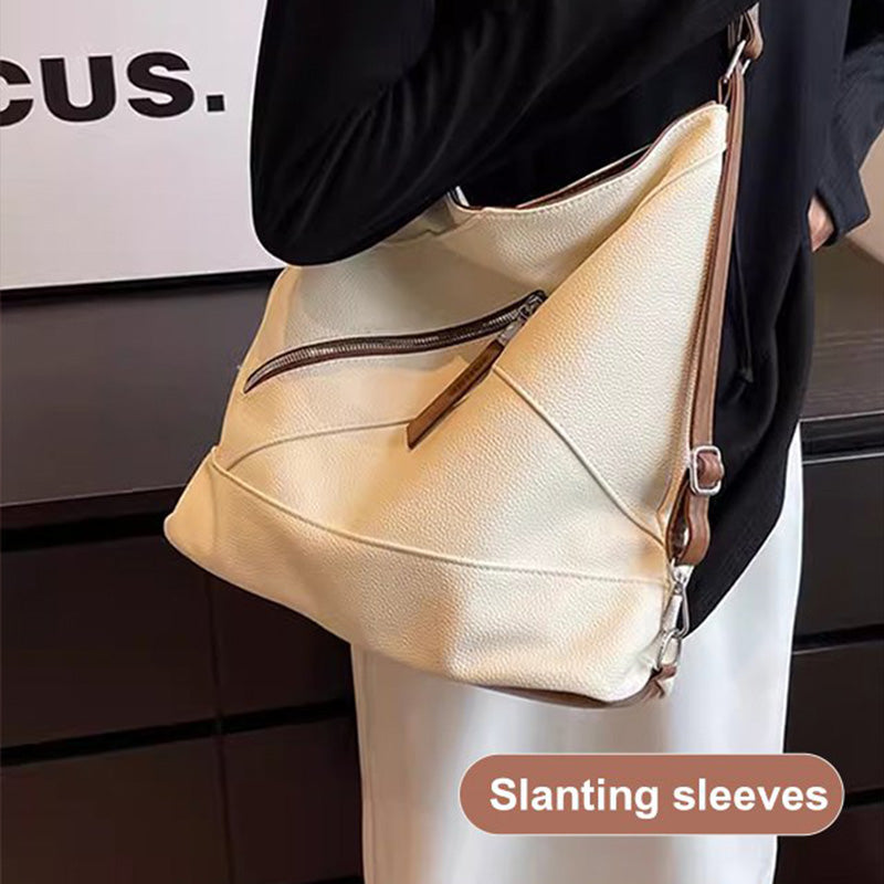 Large Capacity PU Leather Bucket Bag