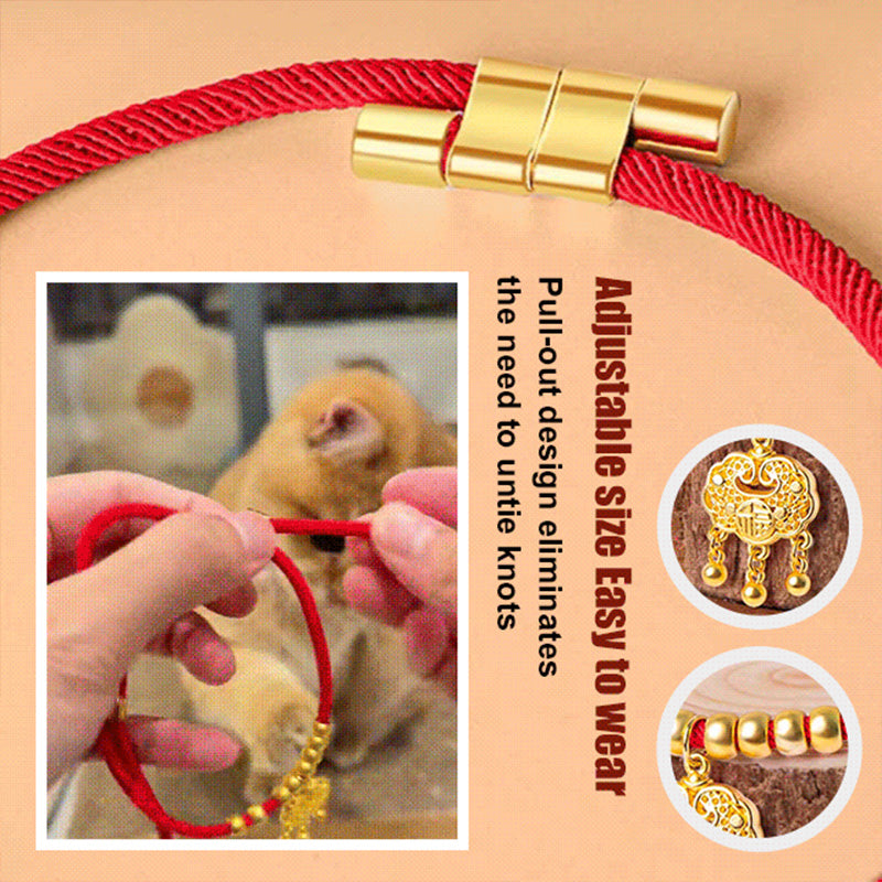 🥰Pet New Year Gold Lock Collar