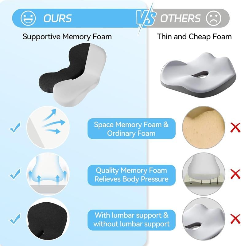 🎁Limited Sale 50% OFF💺Non-Slip Memory Foam Seat