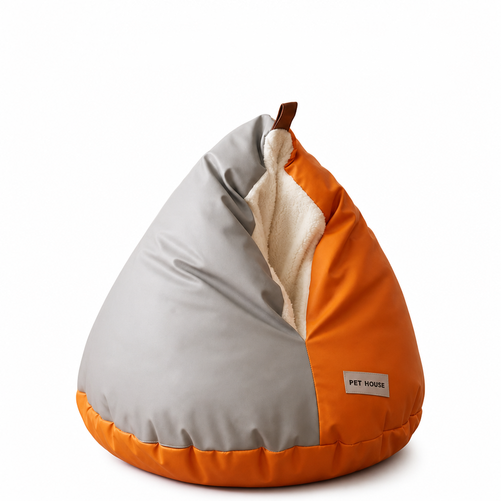 Warm Semi Enclosed Cat Bed Sleeping Bag