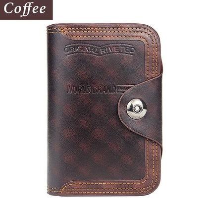 Large-capacity Tri-fold Men’s Wallet -（Great Sale⛄BUY 2 Get 10% OFF ）