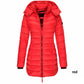 🔥FREE SHIPPING🔥Winter women's mid-length padded jacket warm  hooded jacket