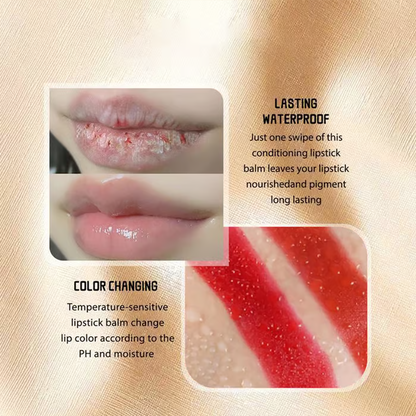 ✨Transferproof Color-Changing Lipstick💄CrystalClear Color Alchemy 💋 Auto-Tints on Contact!