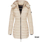 🔥FREE SHIPPING🔥Winter women's mid-length padded jacket warm  hooded jacket