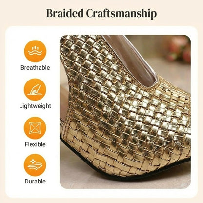 👡Women's Elegant Peep-Toe Heeled Sandals