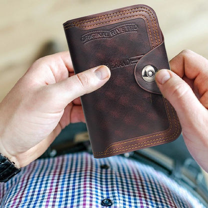 Large-capacity Tri-fold Men’s Wallet -（Great Sale⛄BUY 2 Get 10% OFF ）