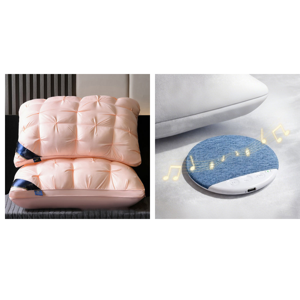 💞 Washable Ergonomic Neck Pillow – Breathable and soft with 3D stitching.