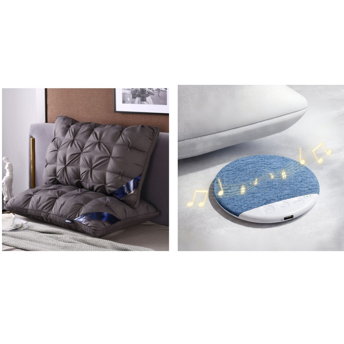 💞 Washable Ergonomic Neck Pillow – Breathable and soft with 3D stitching.