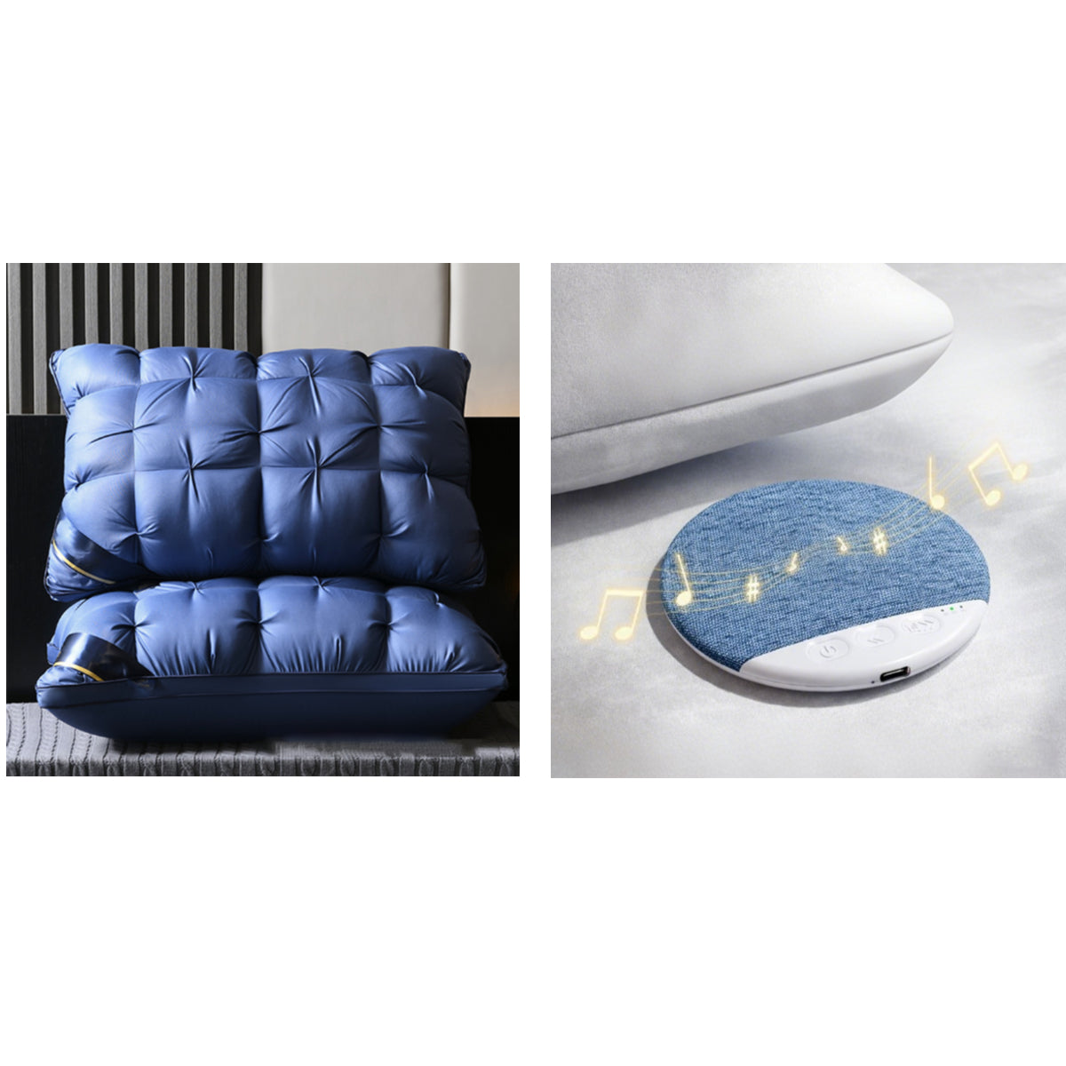 💞 Washable Ergonomic Neck Pillow – Breathable and soft with 3D stitching.