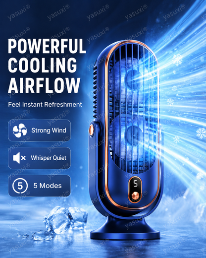 Portable Desktop Air Conditioner Fan with 5 Wind Speed