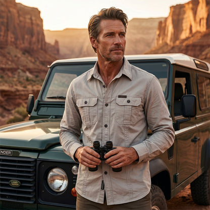 Men's Long Sleeve Cotton Workwear Shirt