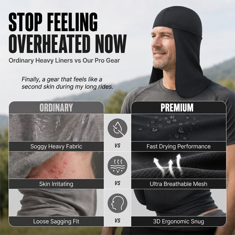 🧢 BUY 1 GET 1 FREE! ✨ Breathable Outdoor Skull Cap with Neck Cover – UPF50+, Micro-Mesh, Helmet Compatible 🚴