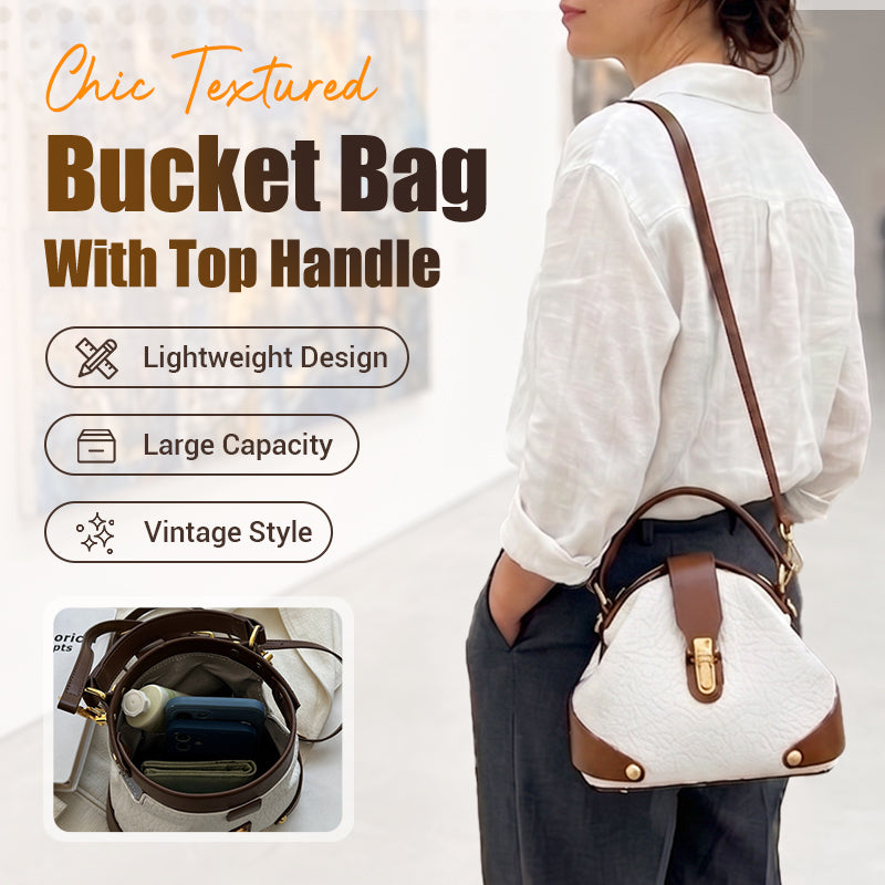 👜  Color-Blocked Bag – Stylish, Metal Hardware, Multi-Way 🧳