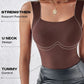 🔥💐Women's U Neck Thermal Tank Tops with Built-In Bra
