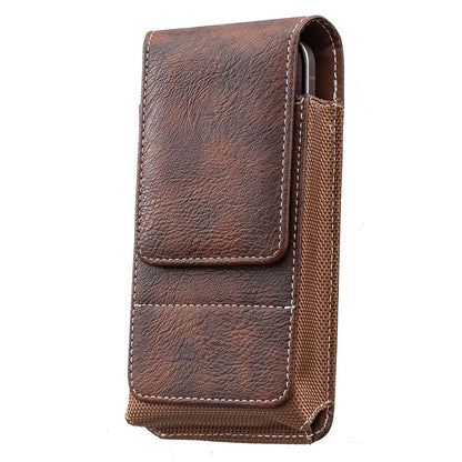 ⚡Waist Belt Cell Phone Pouch 📱 Multi-Pocket Leather Holster with Card Holder