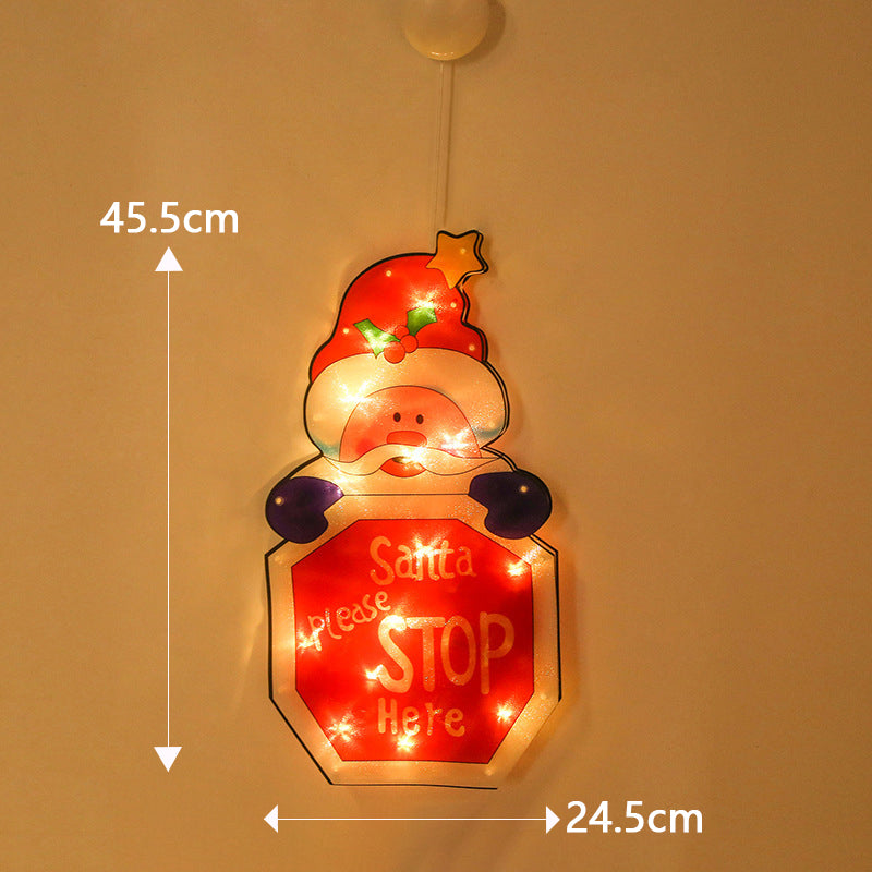 ⛄Christmas pre-sale🎄2024 Christmas Window Hanging Lights💡