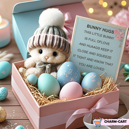 🐇Easter Promotion🔥Handmade Lucky Comfort Bunny(With Warm Text Card)🎁
