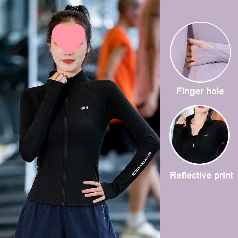 Women’s Long-sleeve Quick-dry Stretchy Yoga Tops