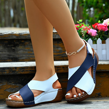 Women's Ultra Comfortable Slope Heel Sandals
