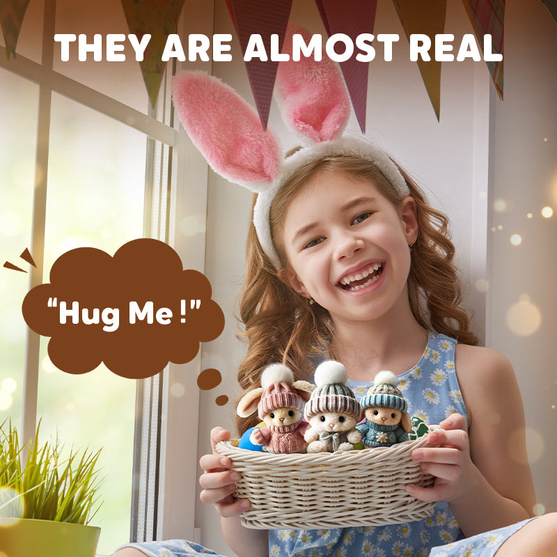 🐇Easter Promotion🔥Handmade Lucky Comfort Bunny(With Warm Text Card)🎁