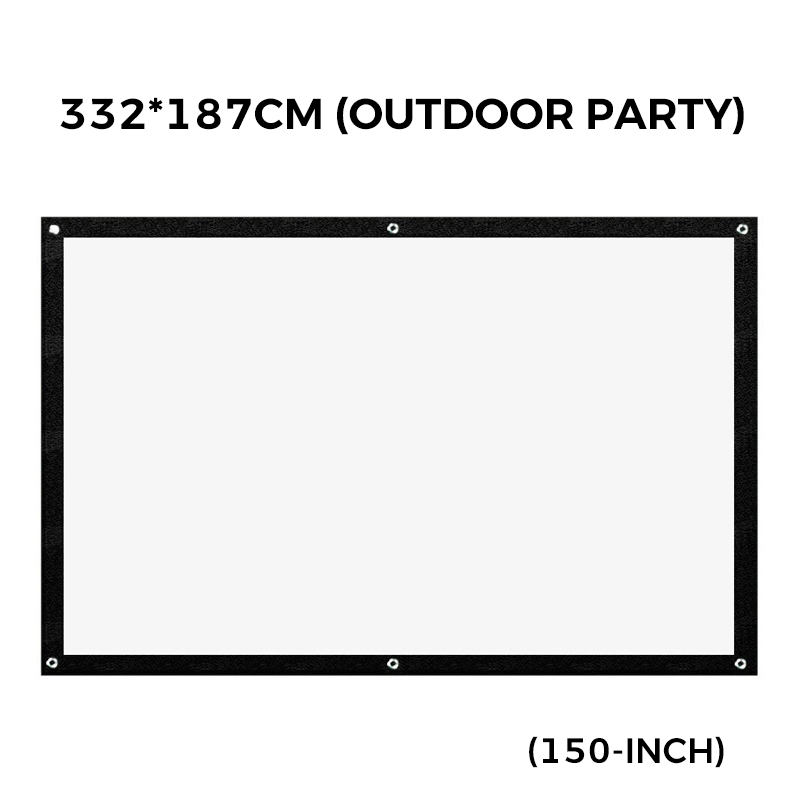 📺  High Definition Projection Screen - 120-inch Diagonal with Matte White Surface for Crystal Clear Home Cinema Experience 🎬🌟
