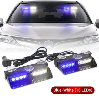 Windshield Suction Cup Strobe Warning Light for Vehicles🚗