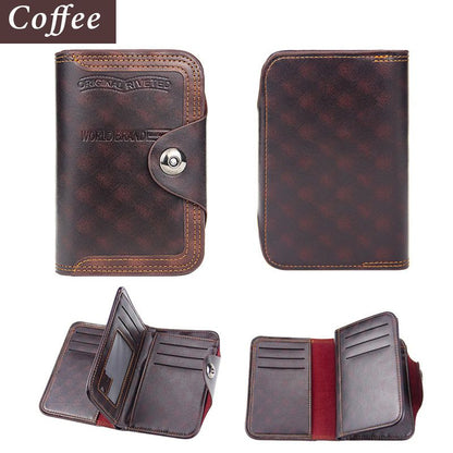 Large-capacity Tri-fold Men’s Wallet -（Great Sale⛄BUY 2 Get 10% OFF ）