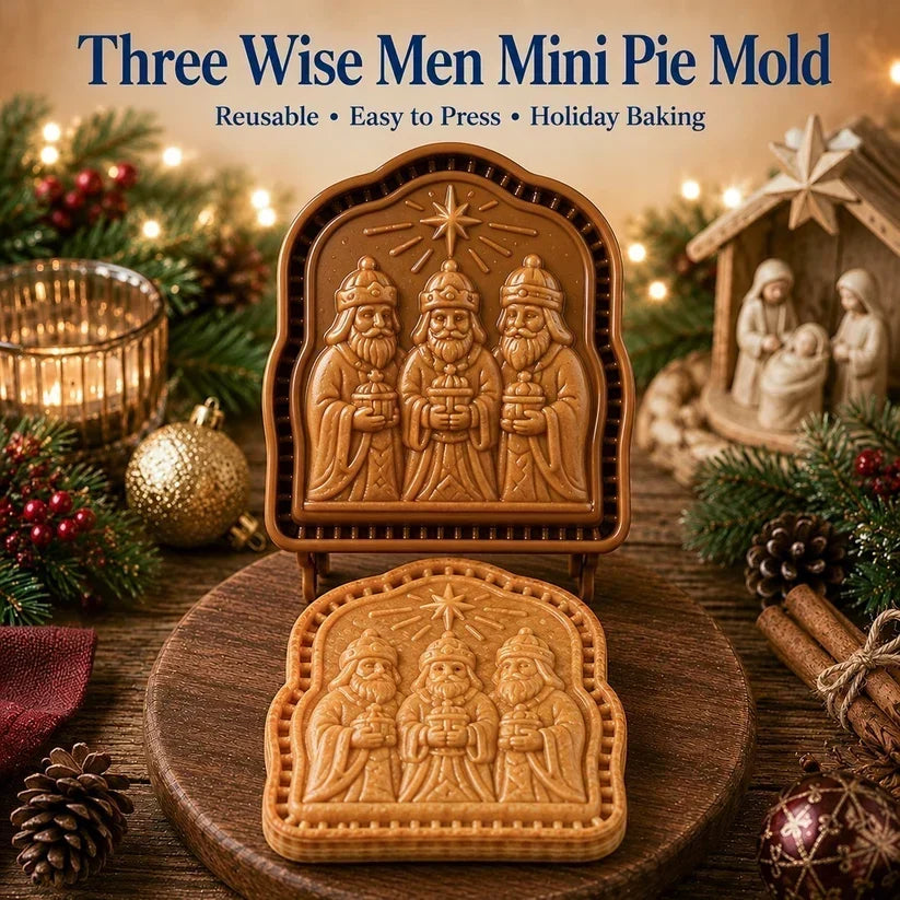 🥧✨ Faith & Nativity Christmas Mini Pie Mold Collection