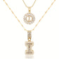 💖2 Pack - Initial Letter Pendant Necklaces