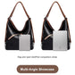 Large Capacity PU Leather Bucket Bag