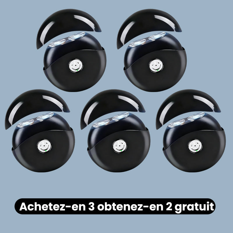 ✨ Portable Multifunctional Electric Shaver – Dual ring blades, IPX4 waterproof and compact UFO design 🪒⚡