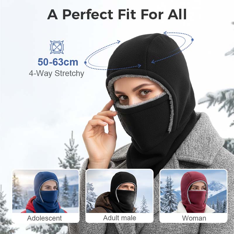 🔥Unisex Winter Warm Neck Mask Ear Protection One Piece Hat