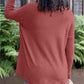 LONG SLEEVE THUMBHOLE SWEATER POCKET TUNIC💥